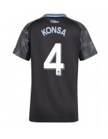 Aston Villa Ezri Konsa #4 Venkovní Dres pro Dámské 2025-26 Krátký Rukáv Aston Villa Ezri Konsa #4 Venkovní Dres pro Dámské 2025-26 Krátký Rukáv